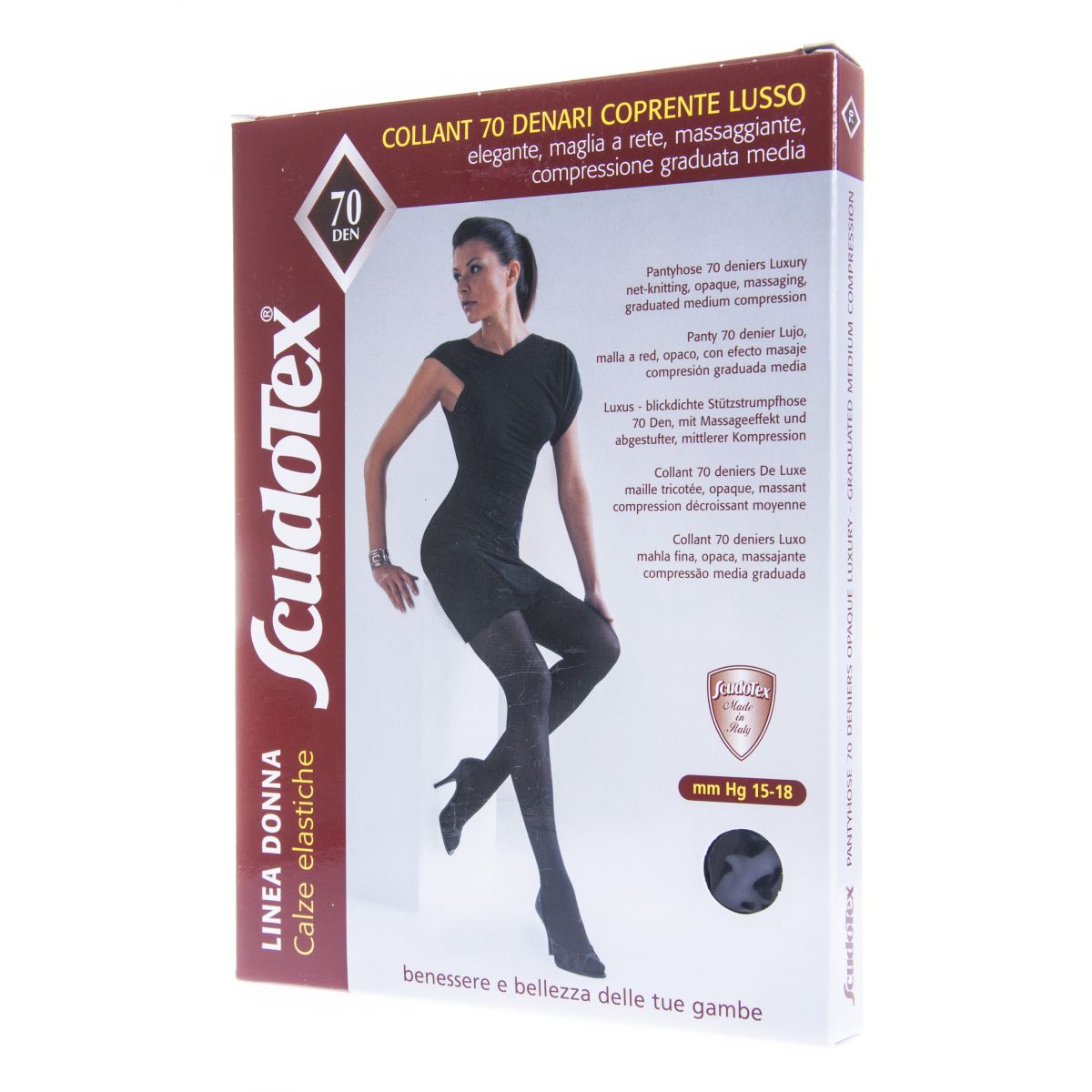 SCUDOTEX SUKKPÜKSID MIKROFIIBER 70DEN T4 NERO - Product Image