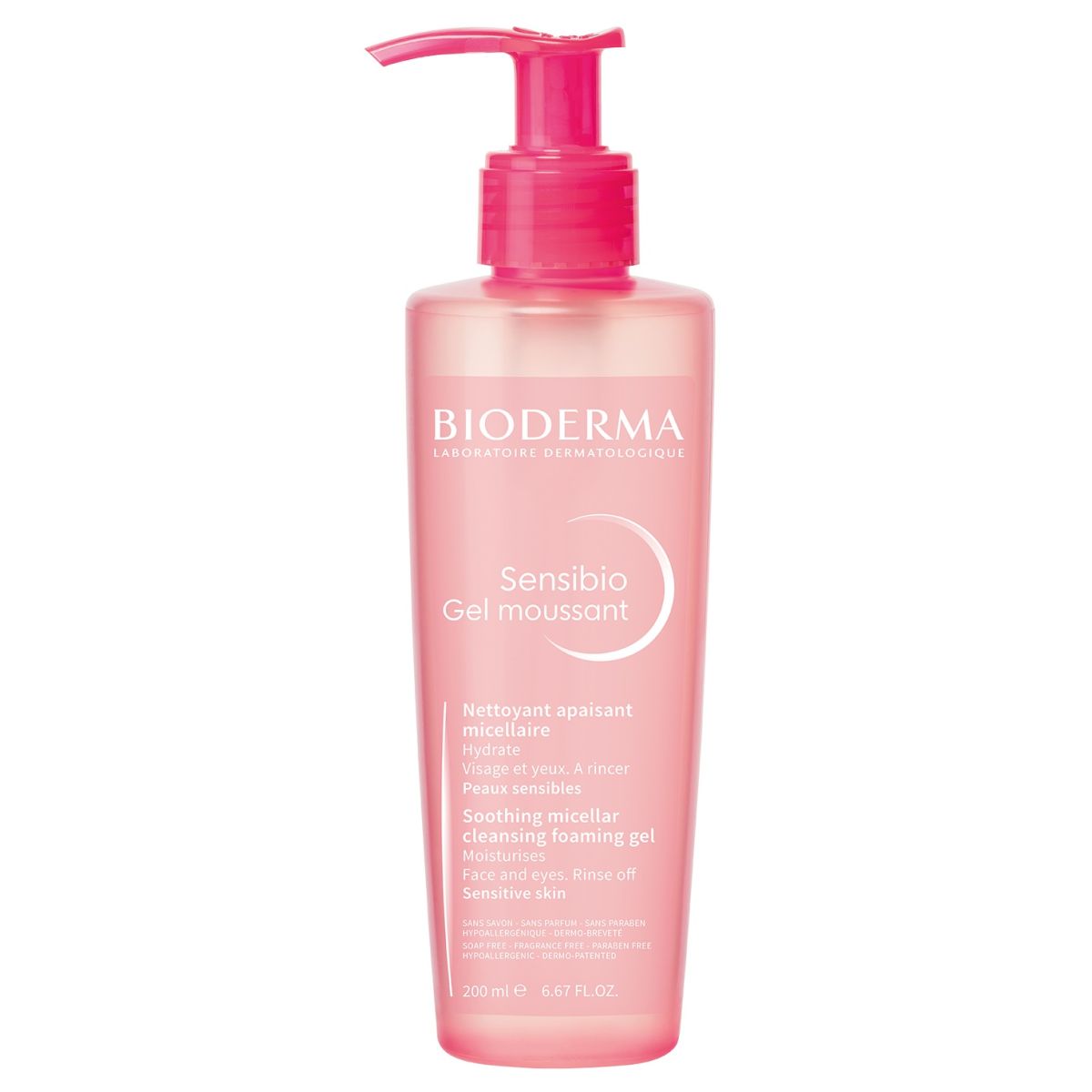 BIODERMA SENSIBIO NÄOPESUGEEL TUNDLIKULE NAHALE 200ML - Product Image