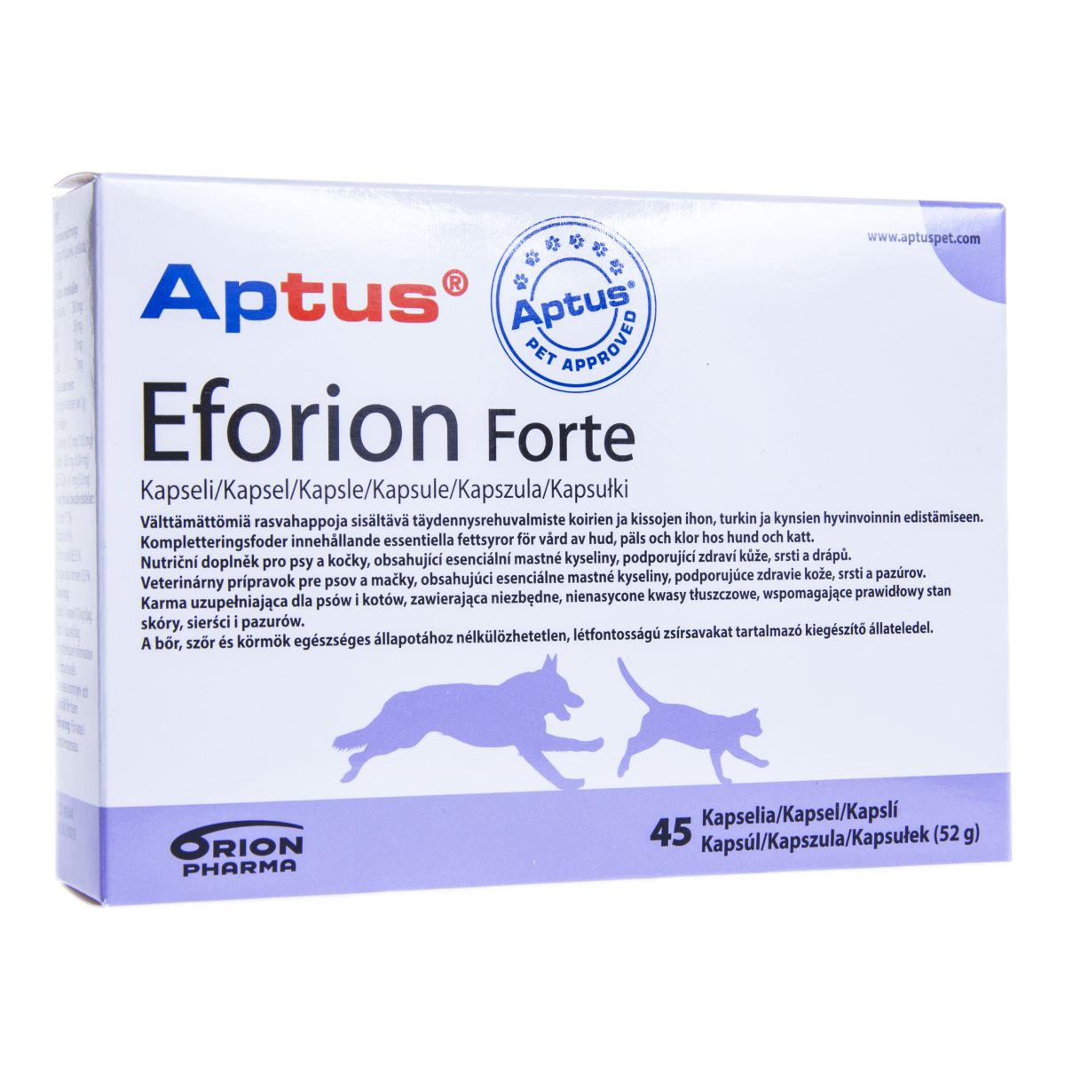 Aptus Eforion Forte kapsild koertele ja kassidele, N45 - Product Image