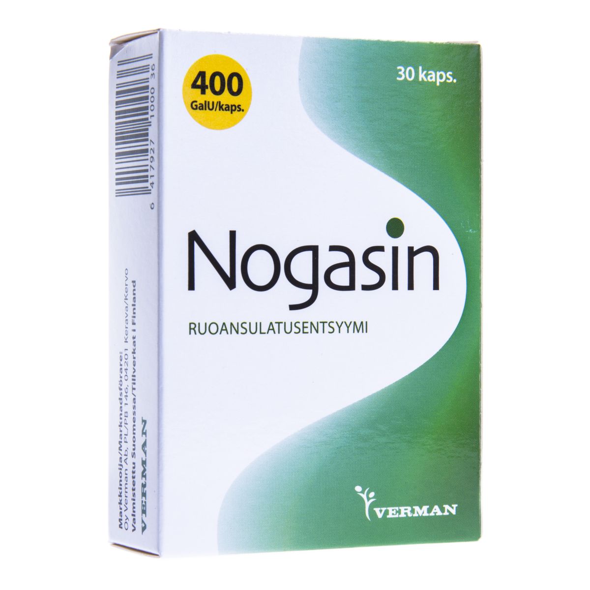 NOGASIN KAPSLID 400GaIU N30 - Product Image