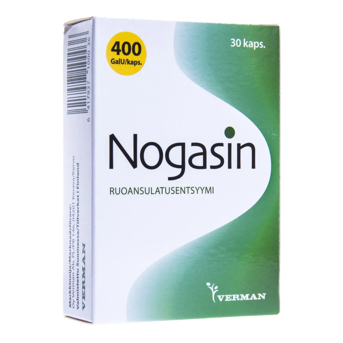 NOGASIN KAPSLID 400GaIU N30 - Product Image