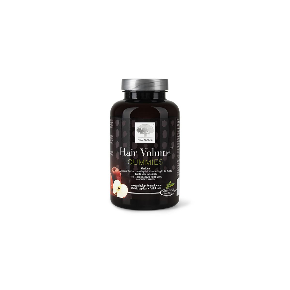 NEW NORDIC HAIR VOLUME GUMMIES KUMMIKOMMID N60 - Product Image