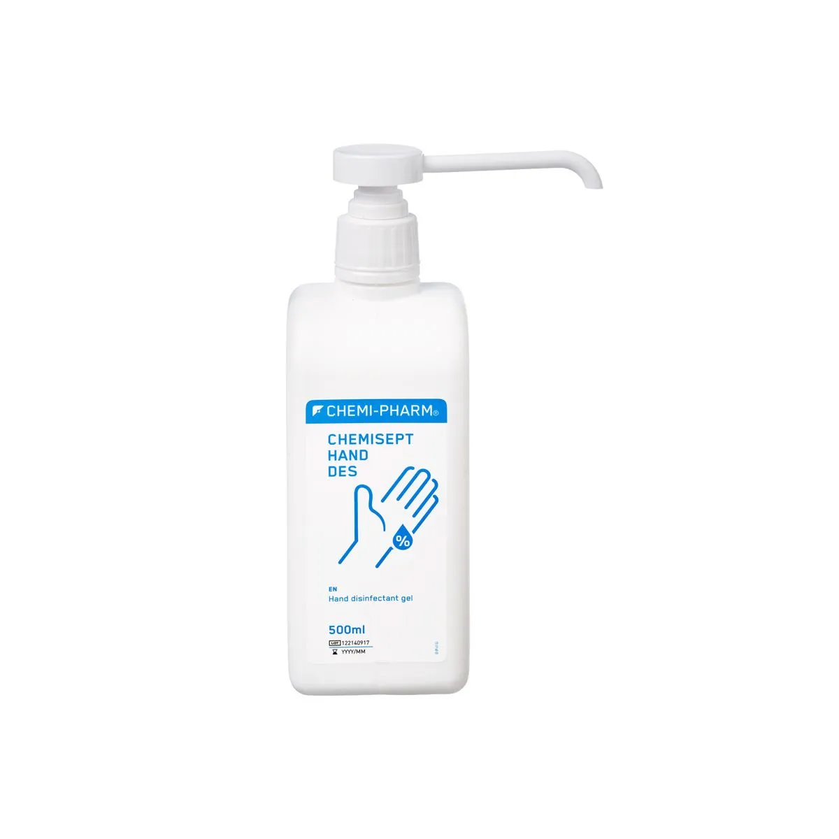 CHEMIPHARM CHEMISEPT HAND DES GEEL KÄTELE 500ML PUMBAGA - Product Image