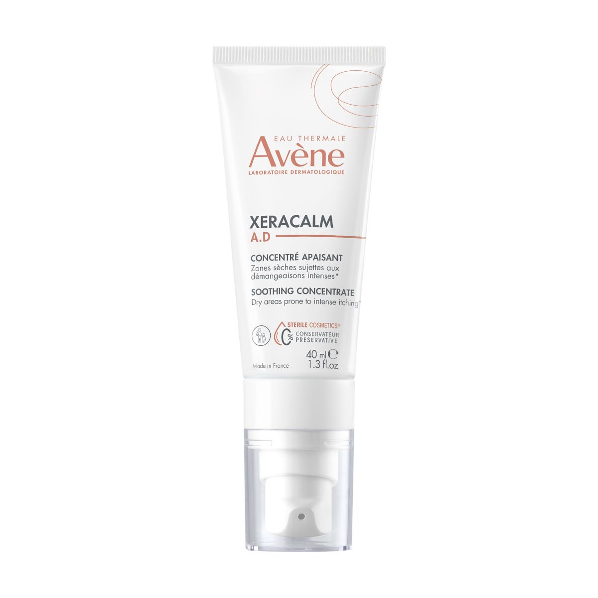 AVENE XERACALM A.D SÜGELUSVASTANE KONTSENTRAAT RAHUSTAV 40ML UUS - Product Image