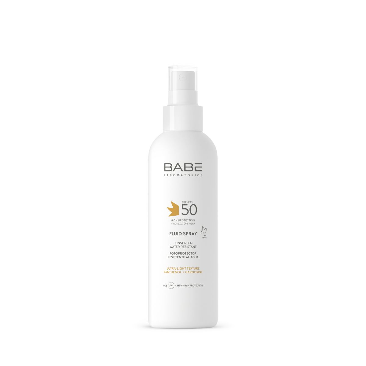 BABE PÄIKESEKAITSEFLUID SPREINA SPF50 200ML - Product Image