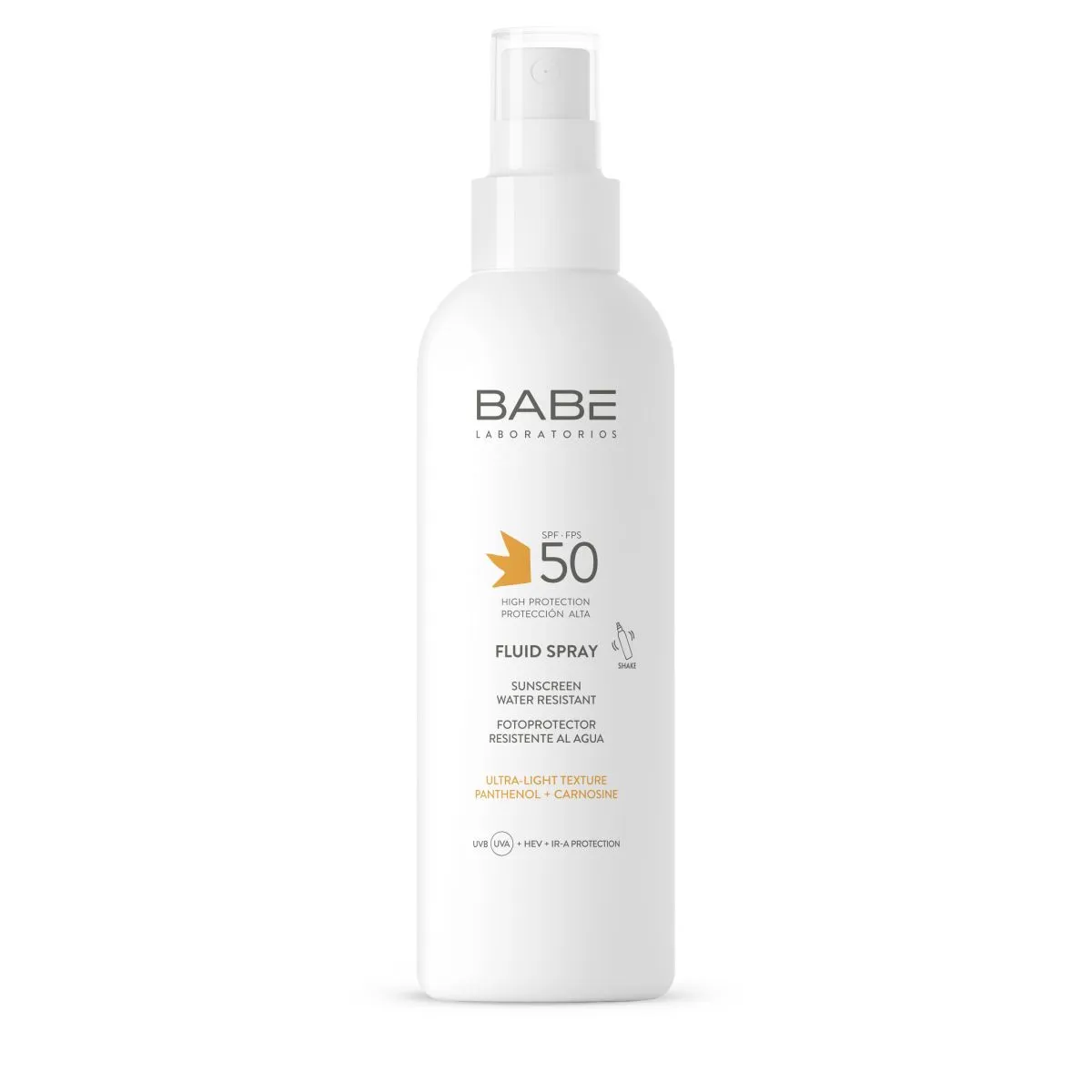 BABE PÄIKESEKAITSEFLUID SPREINA SPF50 200ML - Product Image