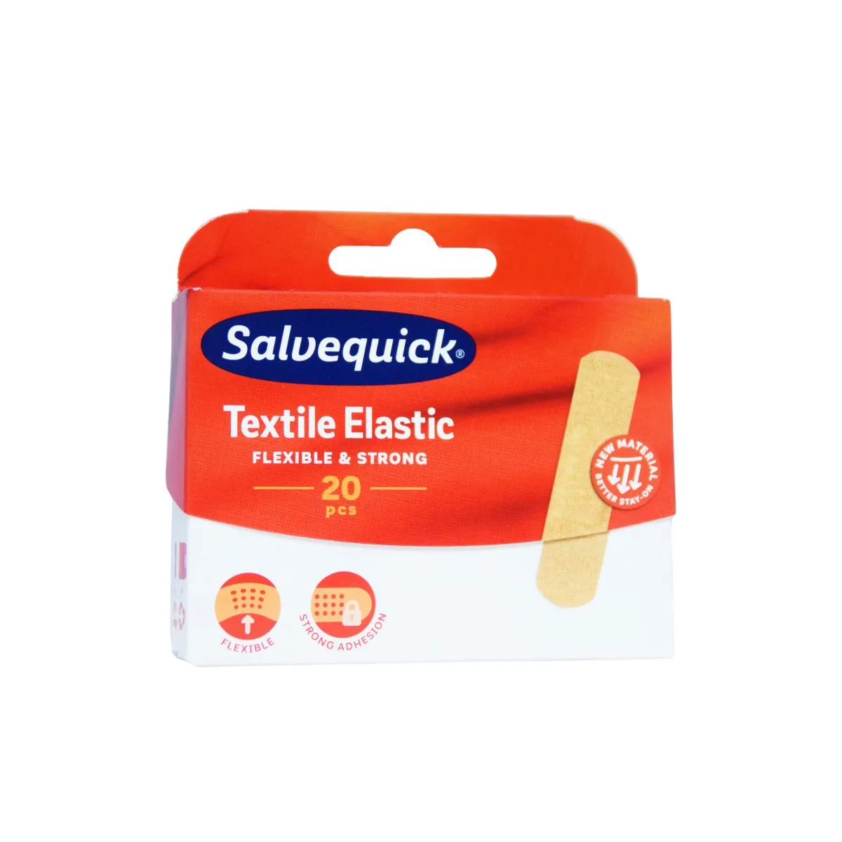 SALVEQUICK PLAASTER TEXTILE 1.9X7.2CM N20 - Product Image