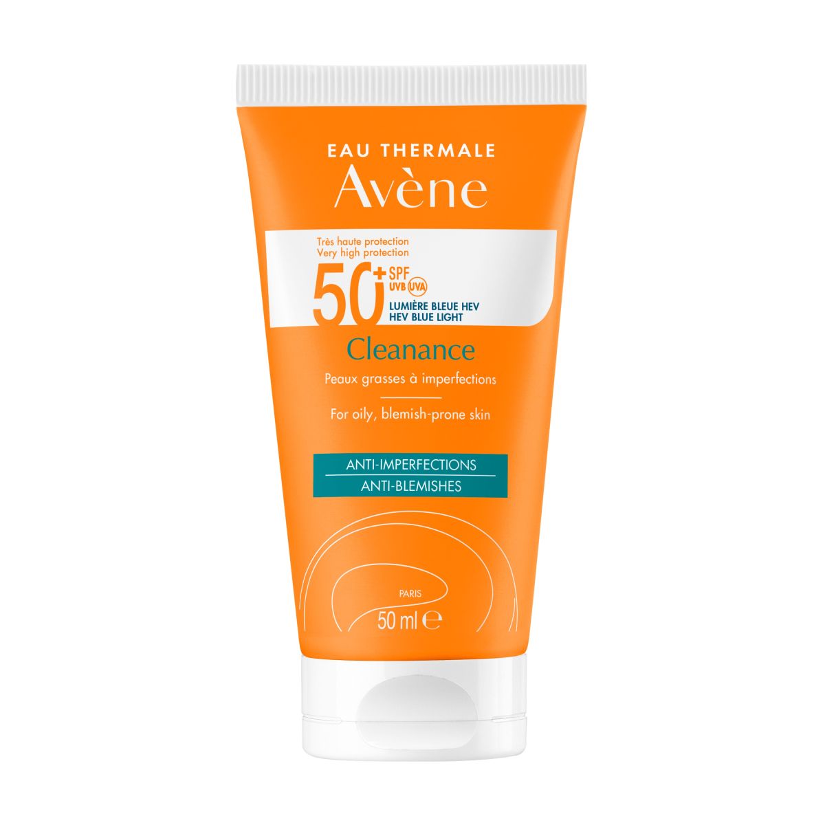 AVENE CLEANANCE SUN PÄIKESEKAITSEEMULSIOON SPF50+ 50ML - Product Image