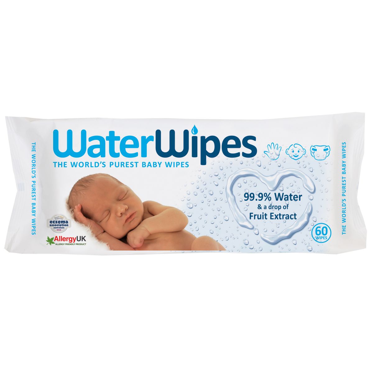 WATER WIPES NIISKED BEEBISALVRÄTID N60 - Product Image
