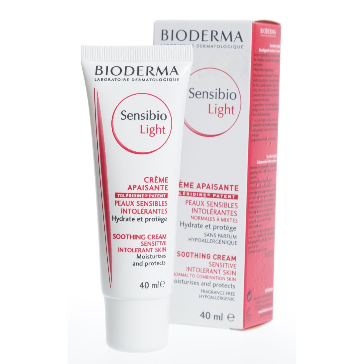 BIODERMA SENSIBIO LIGHT RAHUSTAV NÄOKREEM 40ML - Product Image