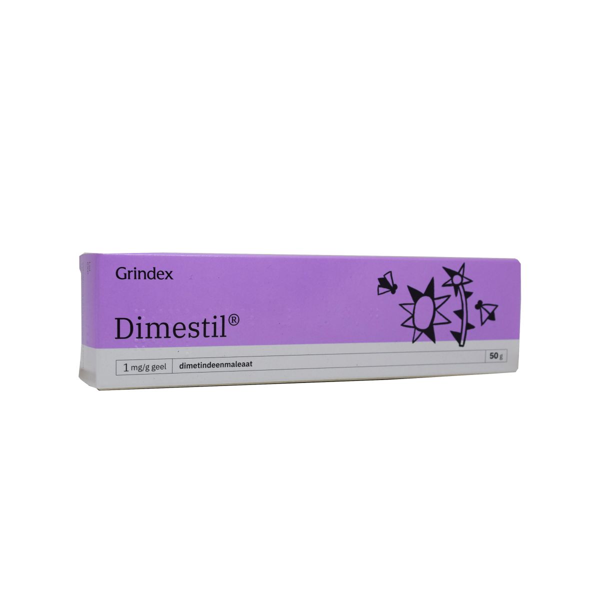 DIMESTIL GEEL 1MG/G 50G - Product Image