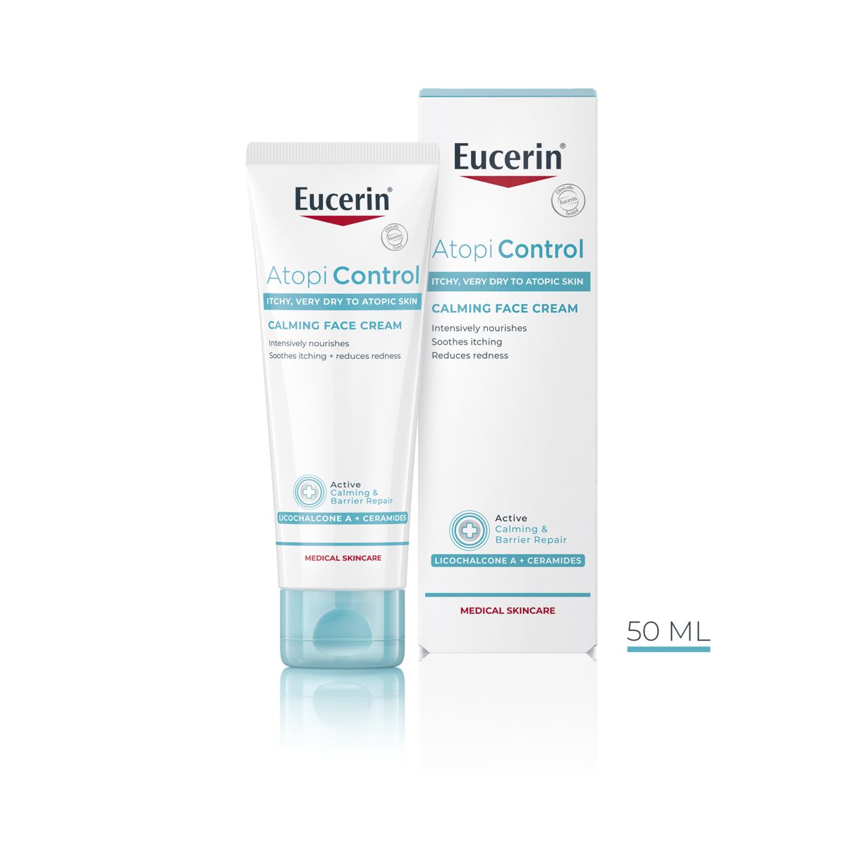 EUCERIN ATOPICONTROL NÄOHOOLDUSKREEM 50ML - Product Image