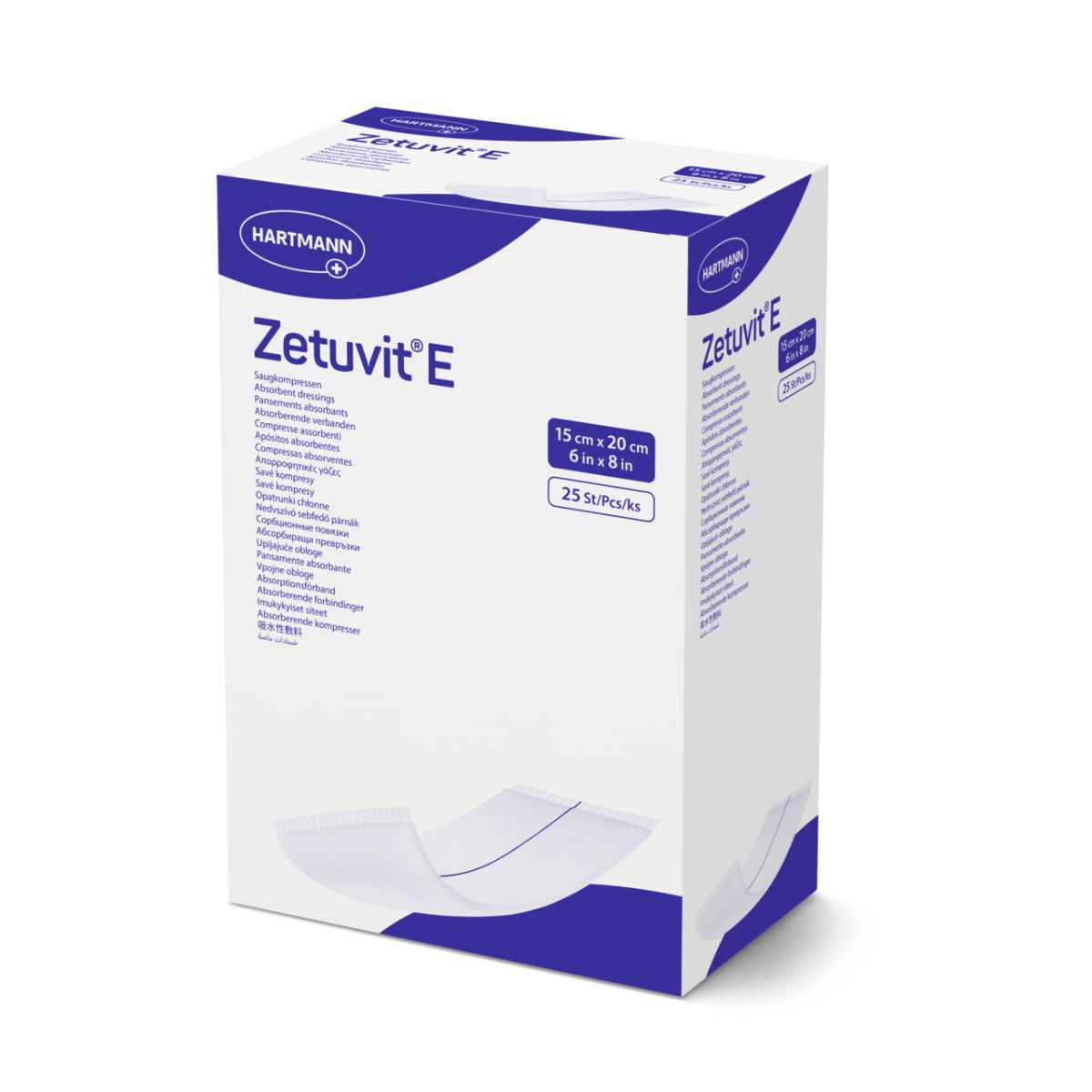 ZETUVIT E STERIILNE 15X20CM N25 - Product Image
