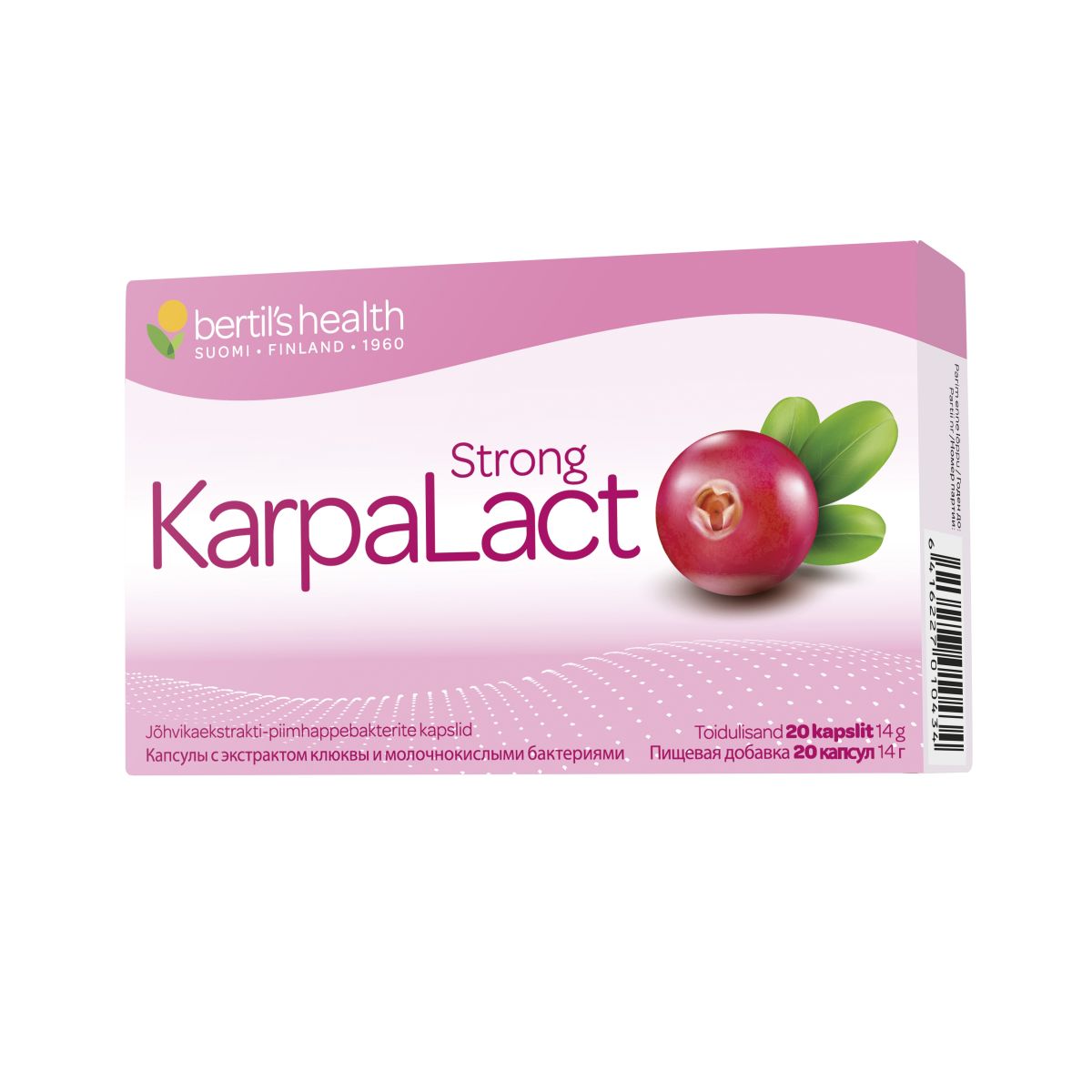 KARPALACT STRONG CAPS N20 JÕHVIKAD+PIIMHAPPEBAKTERID - Product Image