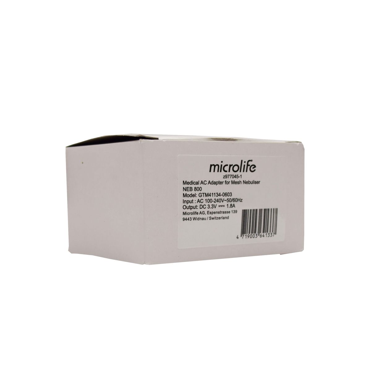 VÕRKNEBULISAATOR NEB 800 MICROLIFE AC VOOLUADAPTER - Product Image