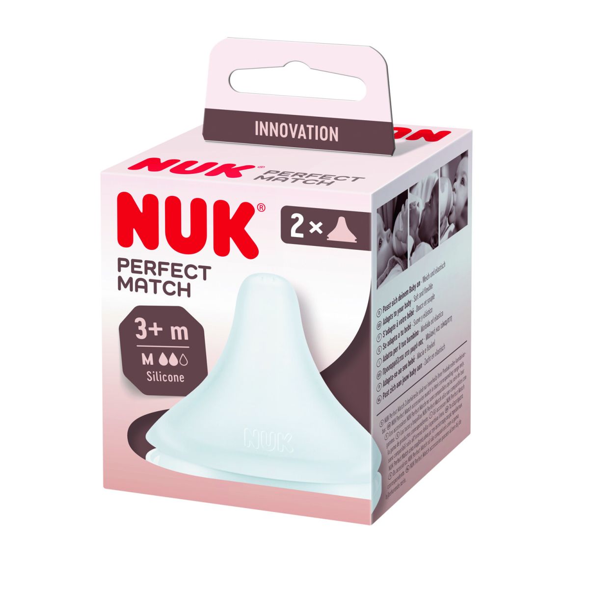 NUK PERFECT MATCH PUDELILUTT SILIK. M (3+KUUD) N2 - Product Image