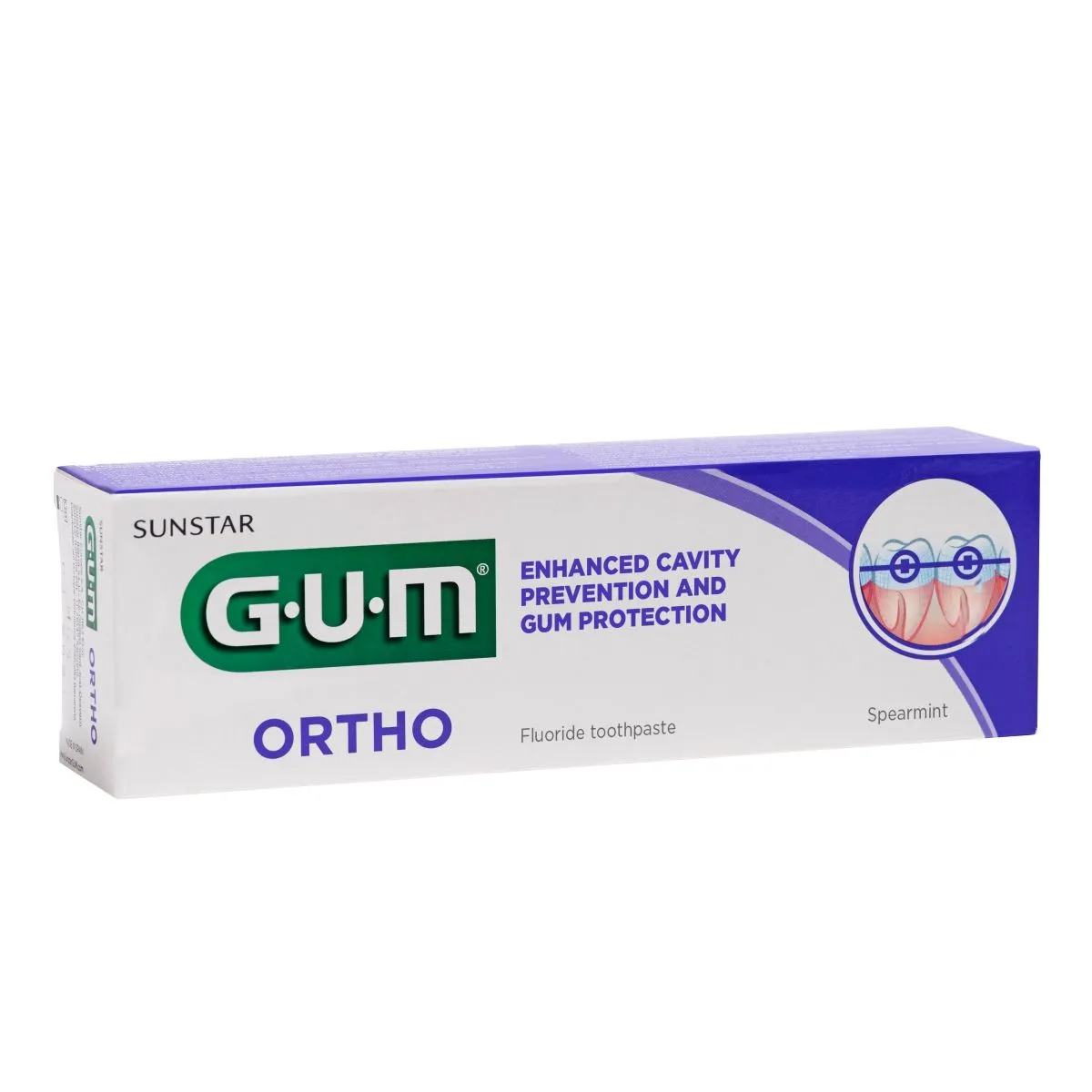 GUM ORTHO GEEL-HAMBAPASTA 75ML - Product Image