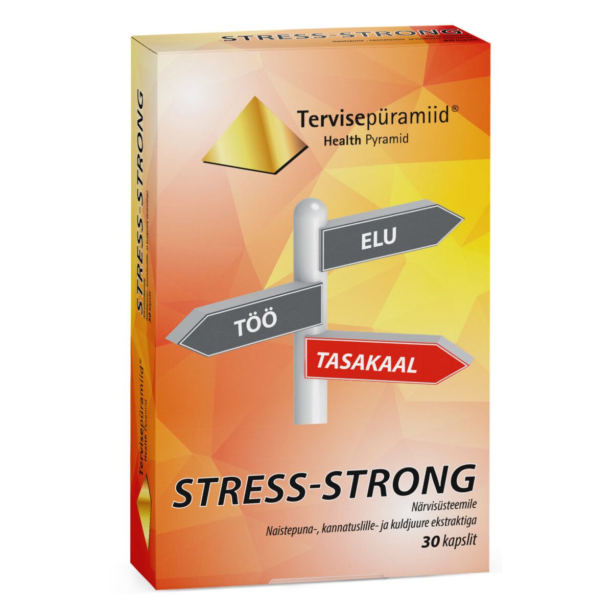 TERVISEPÜRAMIID STRESS-STRONG KAPSLID N30 - Product Image