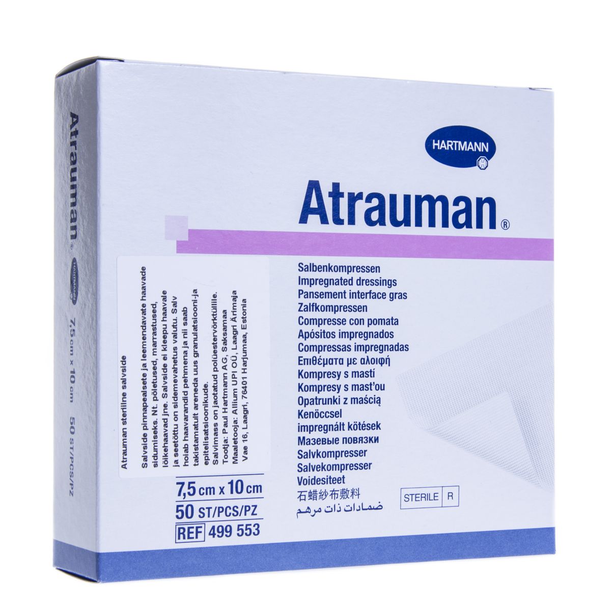 ATRAUMAN SALVSIDE STER 7,5X10CM N50 - Product Image