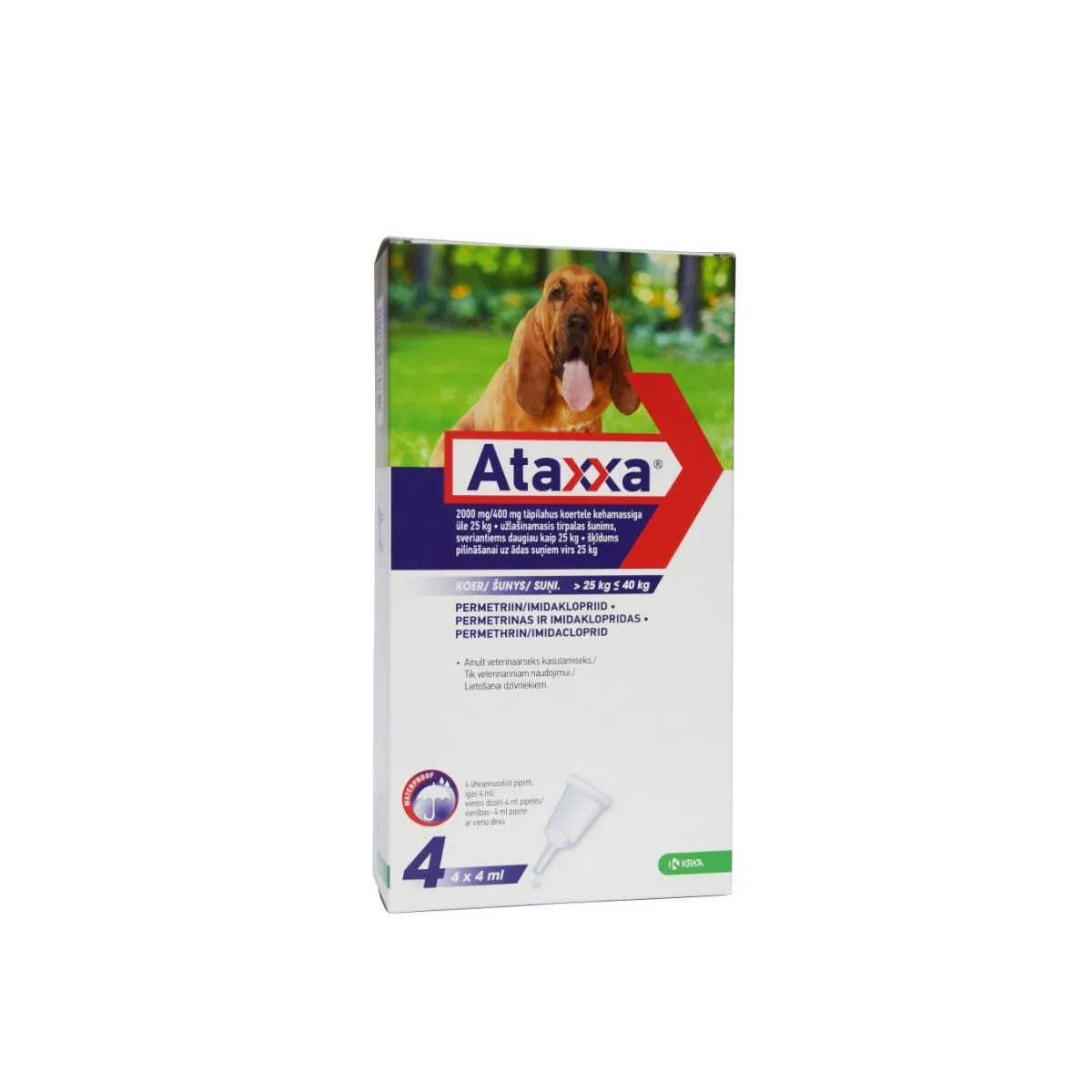 ATAXXA TÄPILAHUS 2000MG+400MG/4ML N4 - Product Image