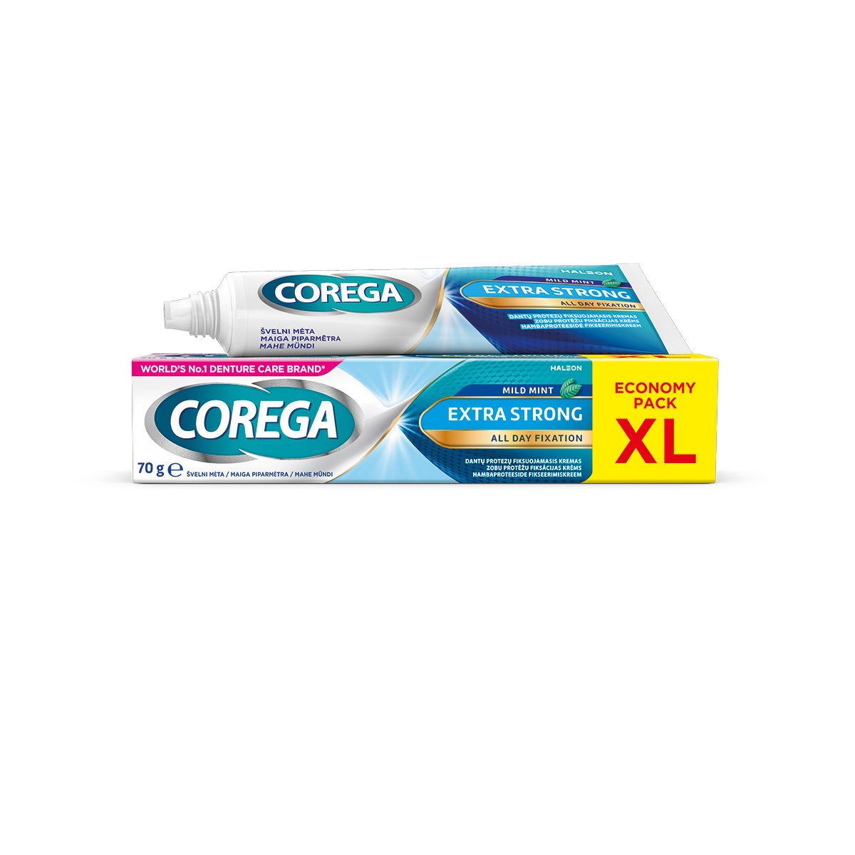 COREGA ERITI TUGEV KINNITUSLIIM MAHE MÜNT 70G - Product Image