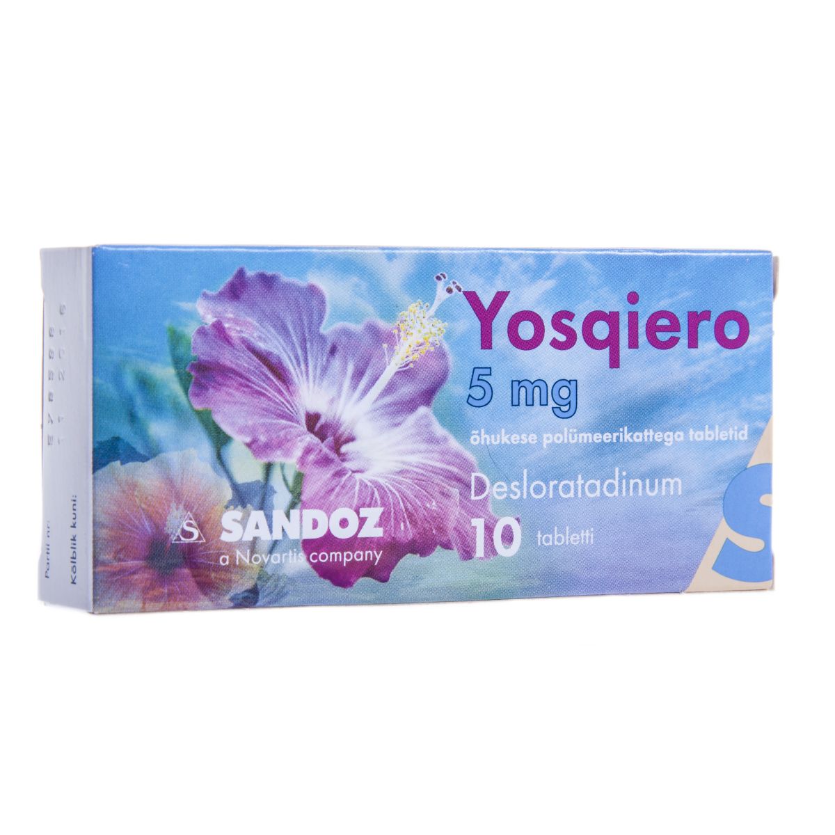 YOSQIERO TBL 5MG N10 - Product Image