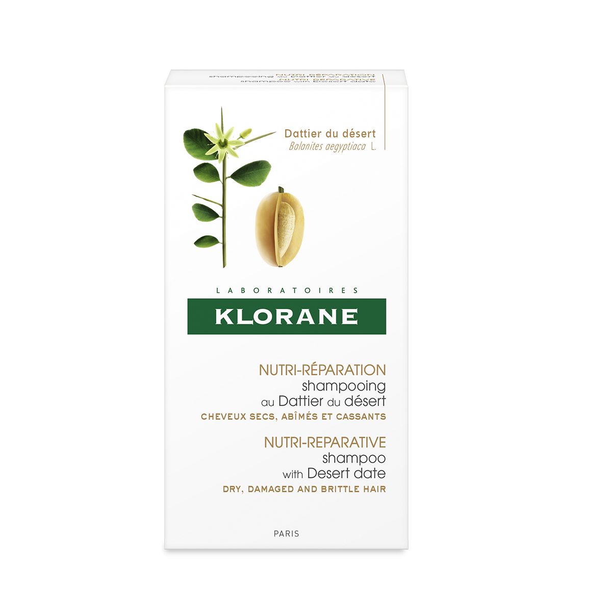 KLORANE SHAMPOON DATLIPALMI ÕLIGA 200ML - Product Image