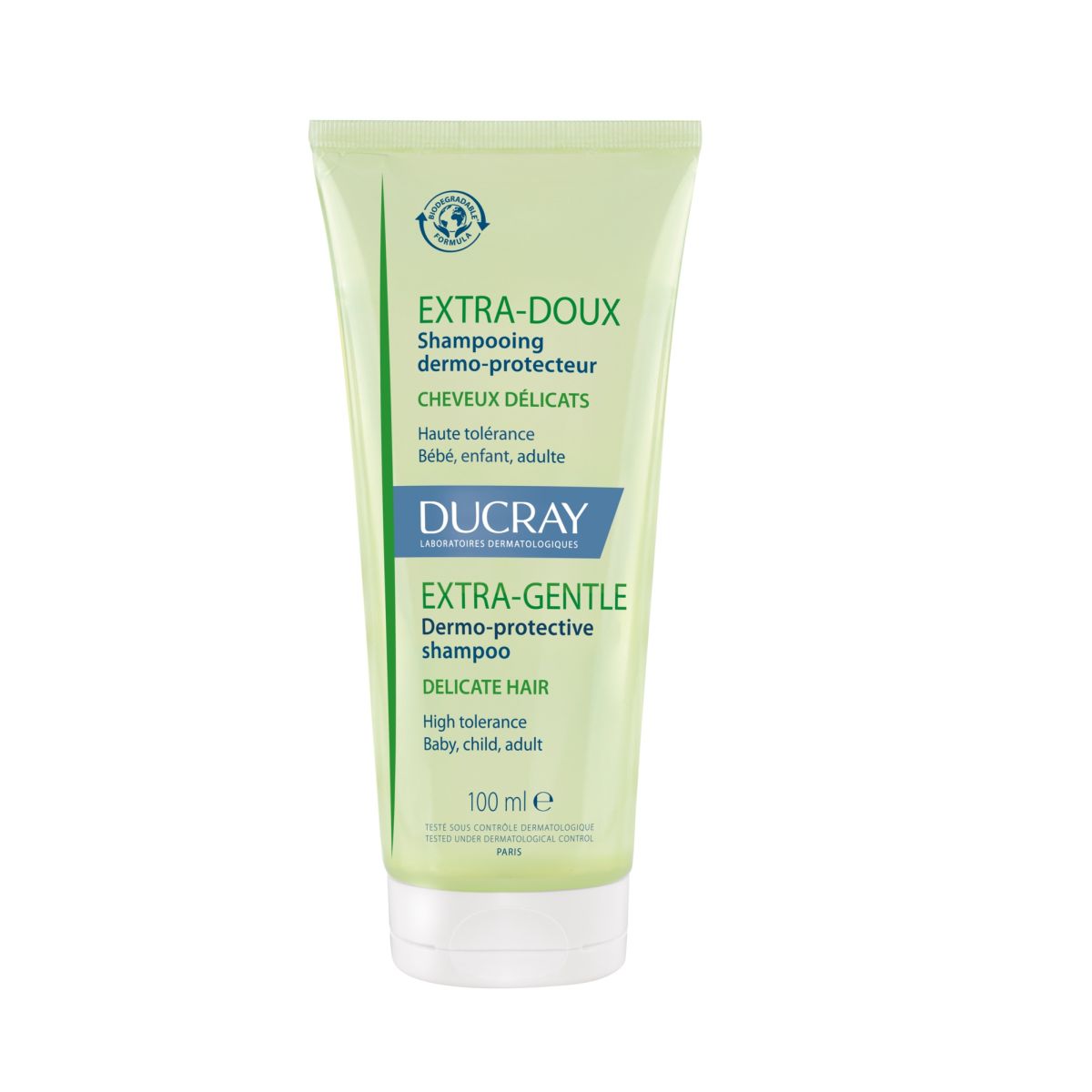 DUCRAY EXTRA-GENTLE SHAMPOON ERITI ÕRN 100ML - Product Image