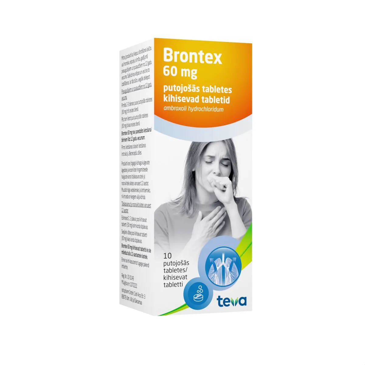 BRONTEX KIHISEV TBL 60MG N10 - Product Image