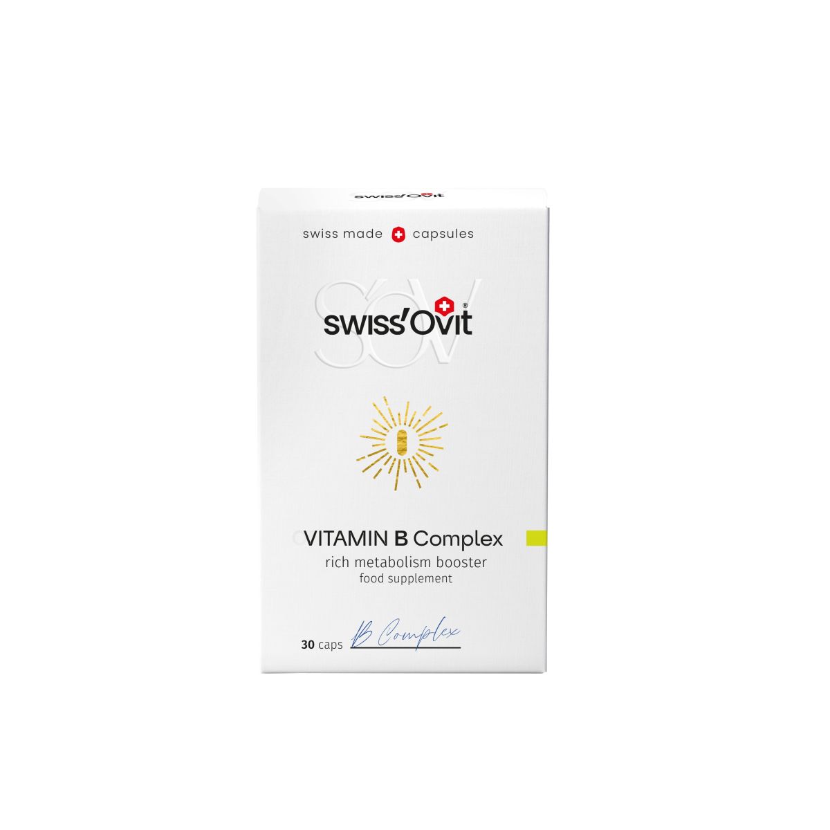 SWISSOVIT VITAMIIN B COMPLEX KAPSLID N30 - Product Image