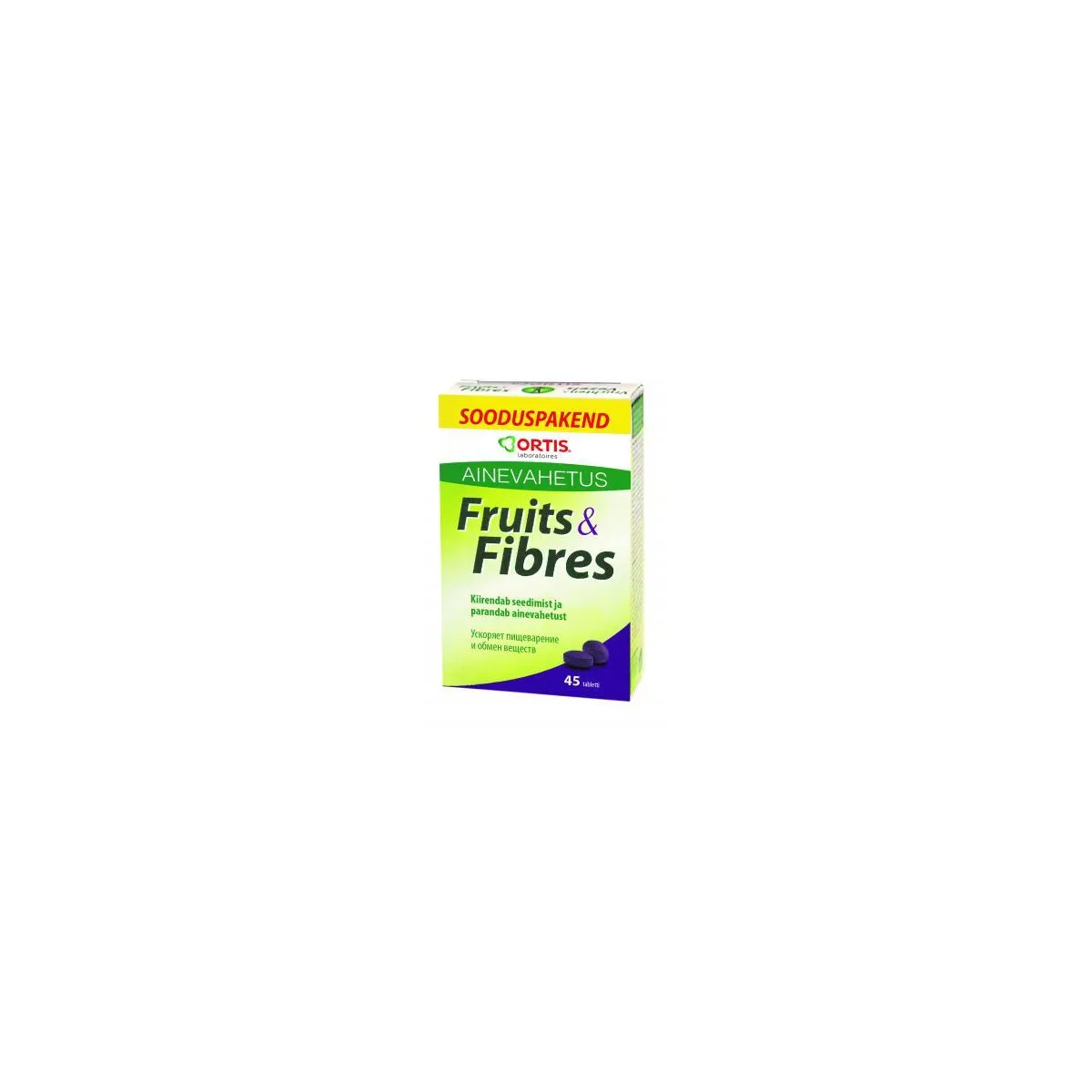 TEHOLAXA FRUIT&FIBER TBL N45 SOODUSPAKK - Product Image