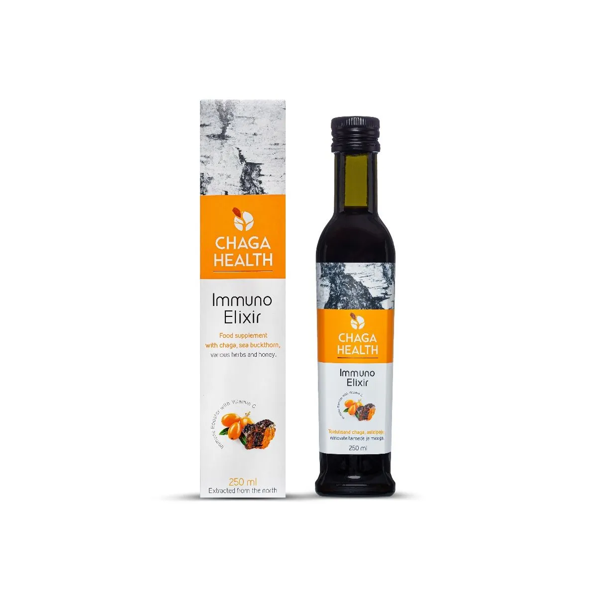 CHAGA HEALTH IMMUNO ELIXIR ASTELPAJU 250ML - Product Image