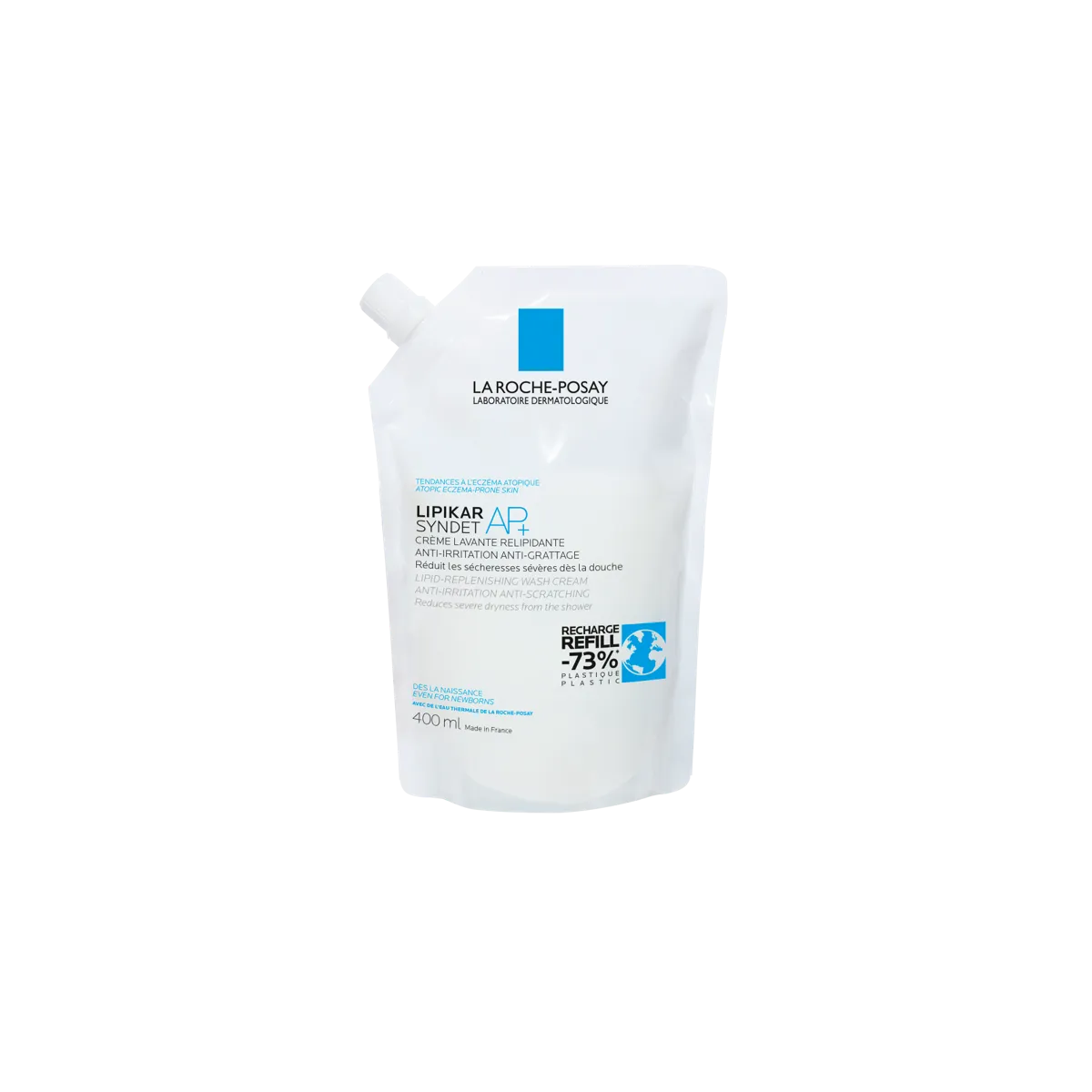 LA ROCHE-POSAY LIPIKAR SYNDET AP+ PESUGEEL-KREEM TÄITEPAKEND 400ML - Product Image