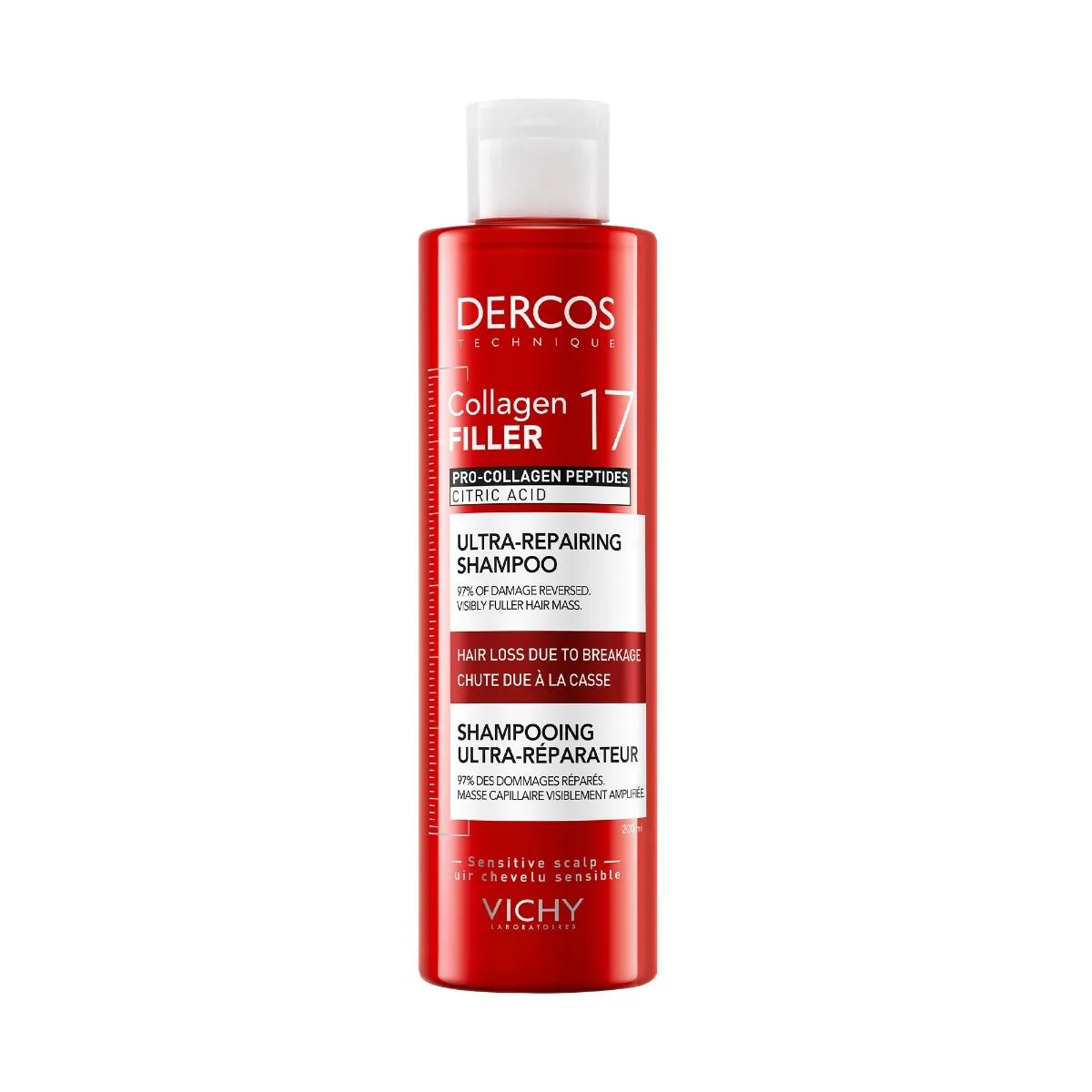 VICHY DERCOS C17 SHAMPOON ÜLIMALT TAASTAV 200ML - Product Image