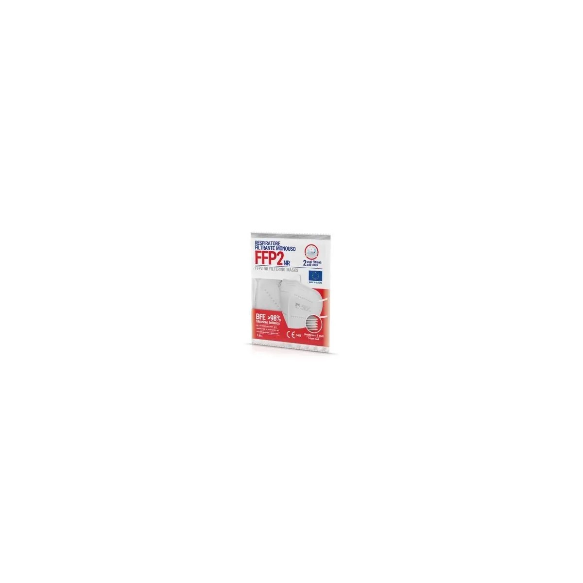 RESPIRAATOR FFP2NR 5-KIHILINE VALGE N1 - Product Image