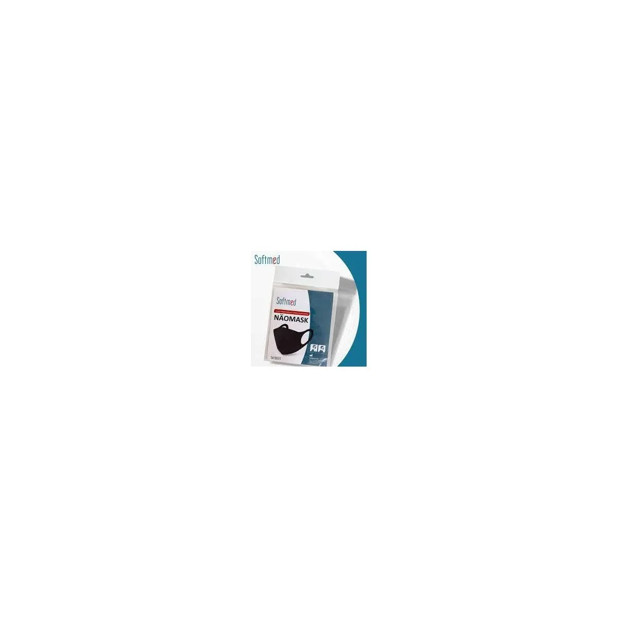 MASK KORDUVKASUTATAV LASTELE MUST NANOFIIBRIST - Product Image