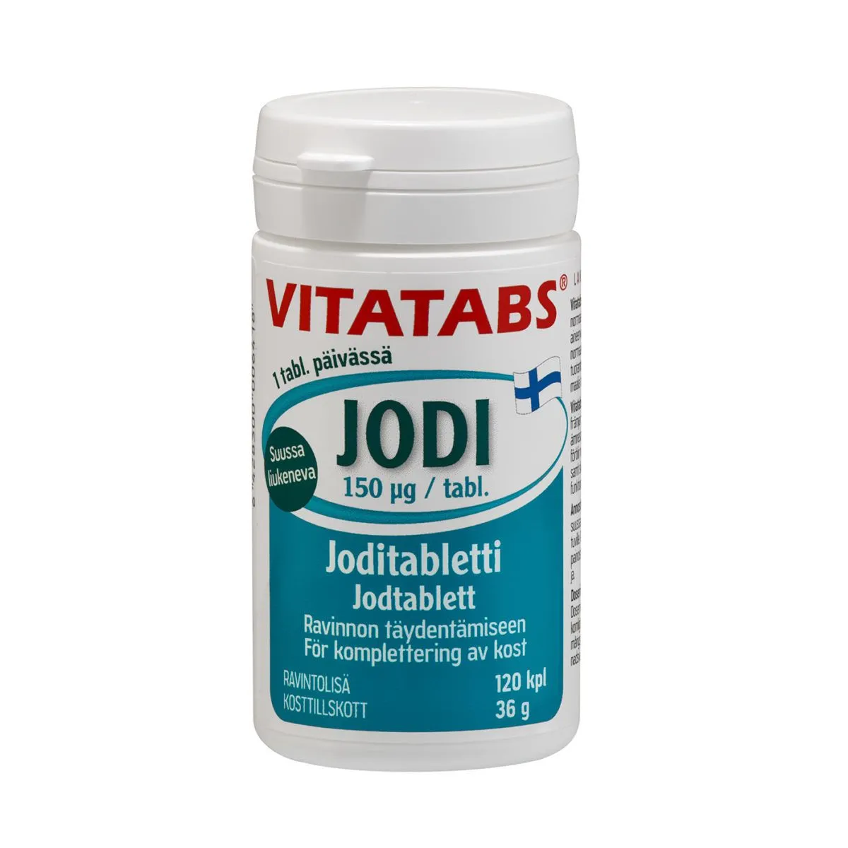 VITATABS JOODI TBL 150MCG N120 - Product Image