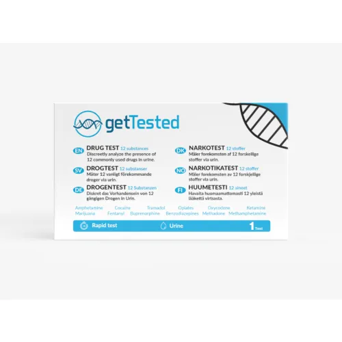 GETTESTED KIIRTEST NARKOJOOBE TUVASTAMISEKS 12 AINELE URIINIST N1