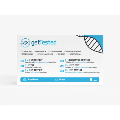 GETTESTED KIIRTEST 8 SUGUHAIGUSE TUVASTAMISEKS (8IN1) N1