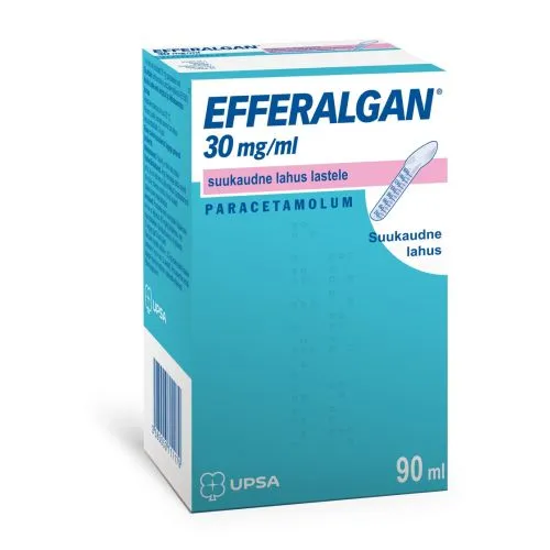 EFFERALGAN SUUKAUDNE LAHUS 30MG/ML 90ML