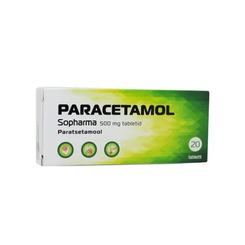PARACETAMOL SOPHARMA TBL 500MG N20