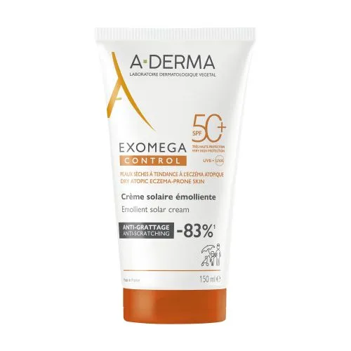 A-DERMA EXOMEGA EMOLLIENT PÄIKESEKAITSEKREEM 150ML
