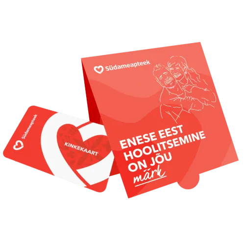 SÜDAMEAPTEEGI KINKEKAART