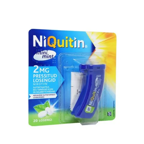NIQUITIN MINI MINT LOSENG 2MG N20