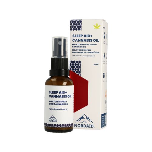 NORDAID SLEEP AID MELATONIINI SPREI 1MG KANEPIÕLIGA 30ML