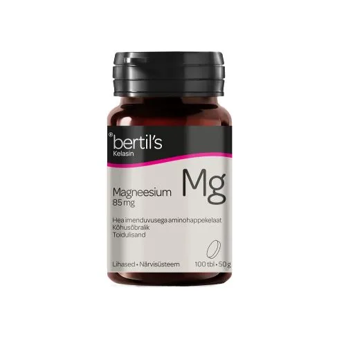 BERTILS MAGNEESIUM TBL 85MG N100