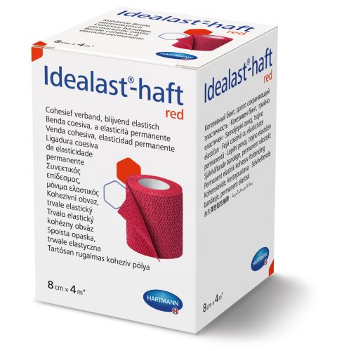 ELASTIKSIDE IDEALAST- HAFT RED (PUNANE) 8CMX4M