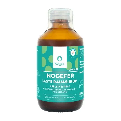 NOGEFER LASTE RAUASIIRUP 250ML