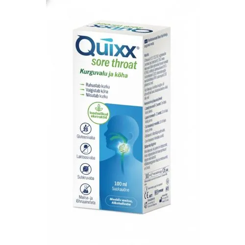 QUIXX SORE THROAT 100ML