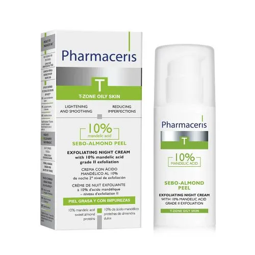 PHARMACERIS T SEBO-ALMOND PEEL ÖÖKREEM KOORIV 50ML